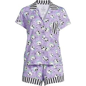 Disney Purple Nightmare Before Christmas Pajama Set
